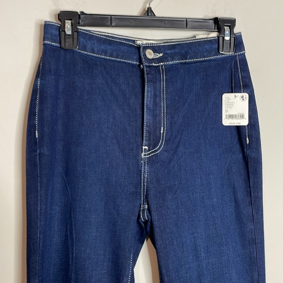 Free People | Women’s Dark Wash Just Float On Super Glare Jeans Size 27 NWT - Picture 3 of 6